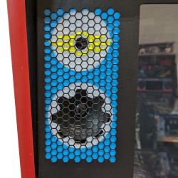 'Fallout UV Reactive Vault-Tec Logo Speaker Inserts - Set of 2